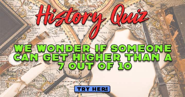 Banner for History Quiz