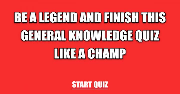 Banner for General Knowledge Quiz