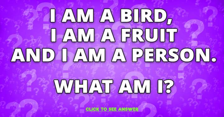 Banner for Who can answer this riddle?