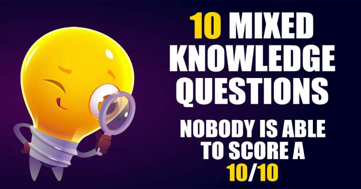 Banner for 10 Mixed Knowledge Questions