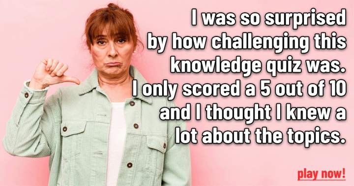 Banner for Challenging Knowledge Quiz