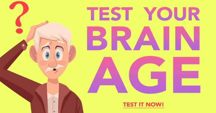 Banner for Test Your Brain Age