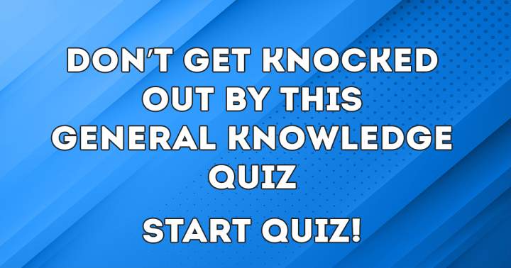 Banner for General Knowledge Quiz