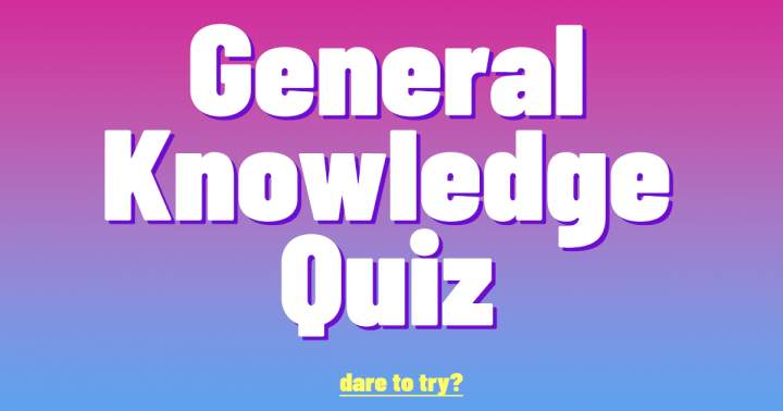 Banner for General Knowledge Quiz