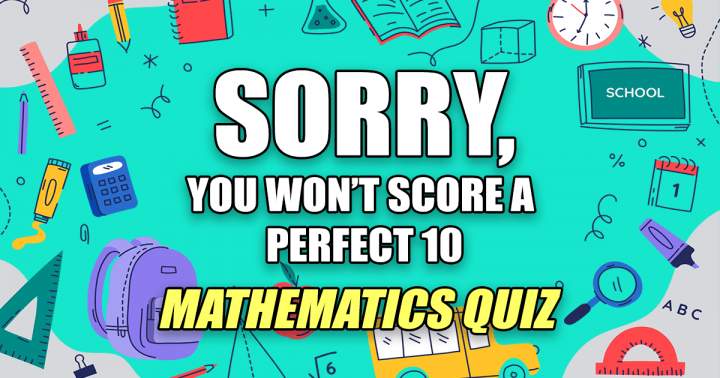 Banner for Mathematics Quiz