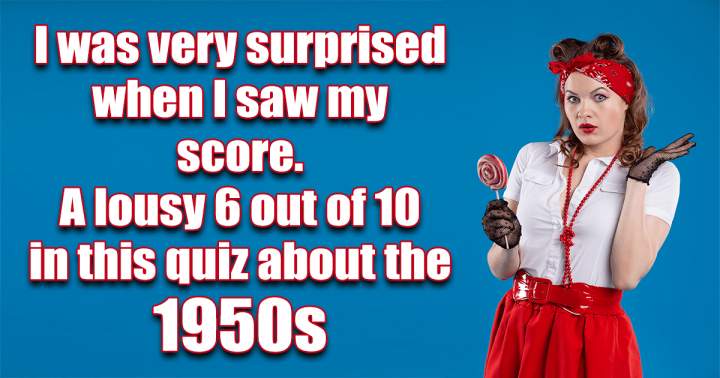 Banner for HARD Quiz About The 1950s