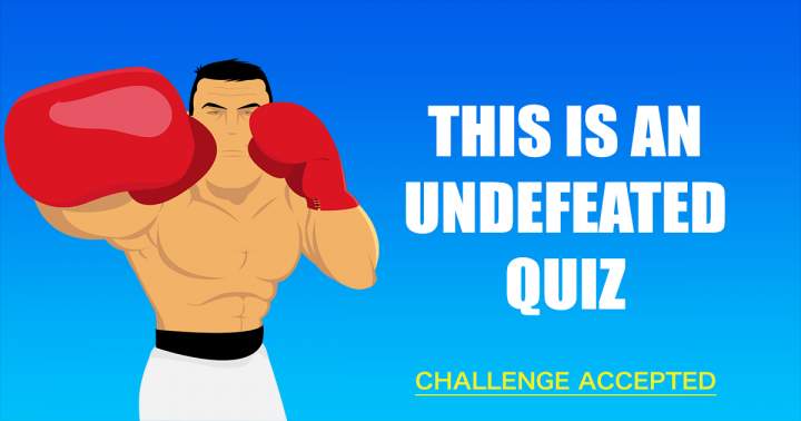 Banner for 'Unbeaten Quiz'