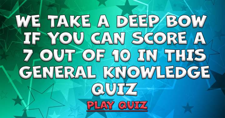 Banner for Questions on General Knowledge.