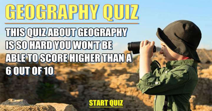 Banner for The quiz on geography.