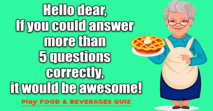 Banner for 'Quiz on Food and Beverage'