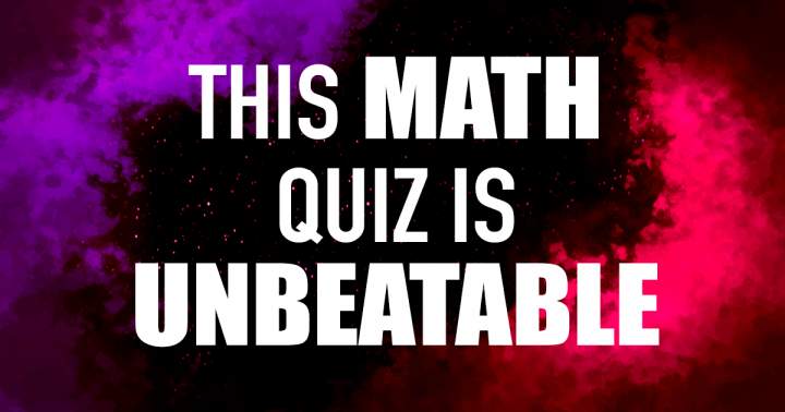 Banner for Math Quiz that cannot be defeated