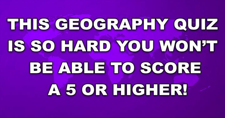 Banner for 'Quiz on Geography'