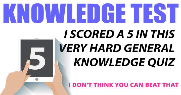 Banner for Test of knowledge.