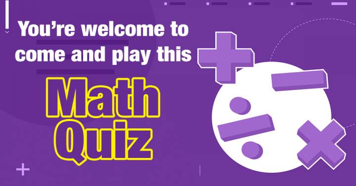 Banner for Math Quiz: An Assessment in Mathematics