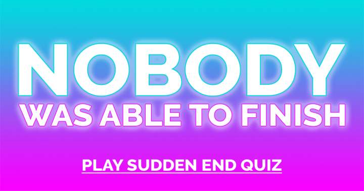 Banner for Which individual will have the capability to complete this General Trivia Quiz?