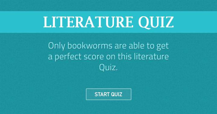 Banner for What is your knowledge about literature?