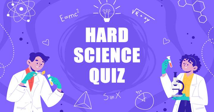 Banner for Science Quiz with Challenging Difficulty.