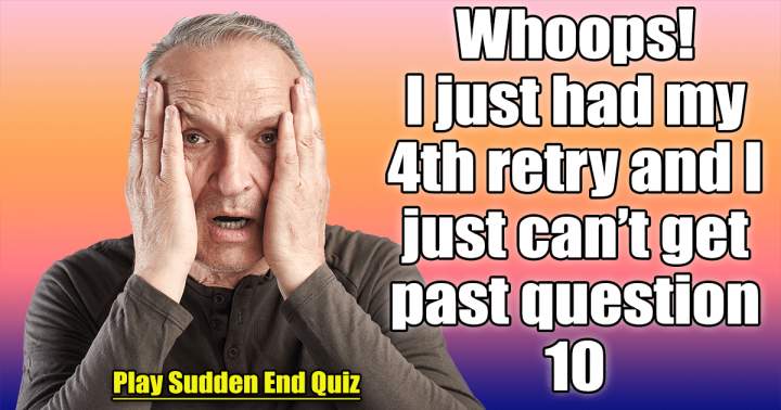 Banner for Sudden End: Challenging Knowledge Quiz