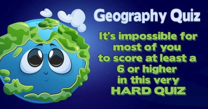 Banner for Geography Quiz that is CHALLENGING