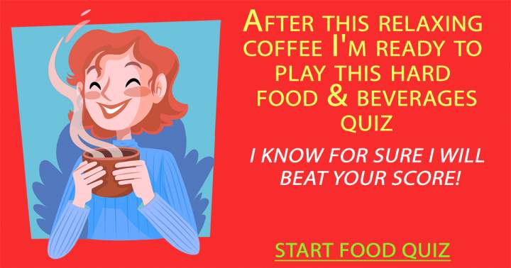 Banner for Quiz about food.