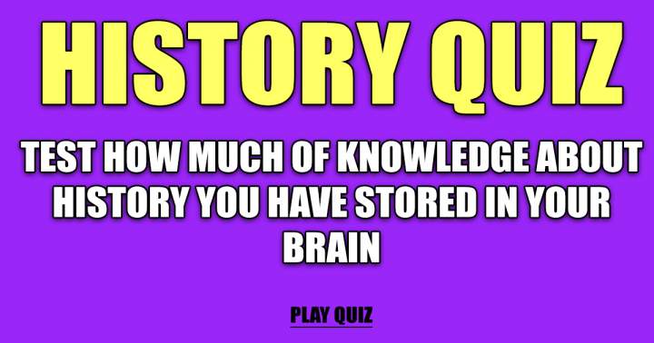 Banner for Quiz on history.