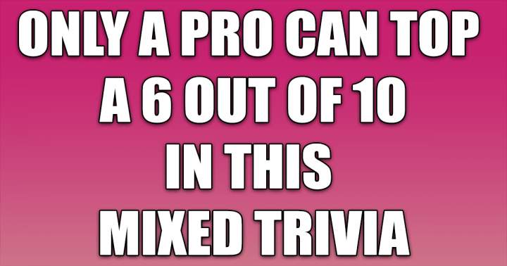 Banner for Pro's Trivia Quiz Mix