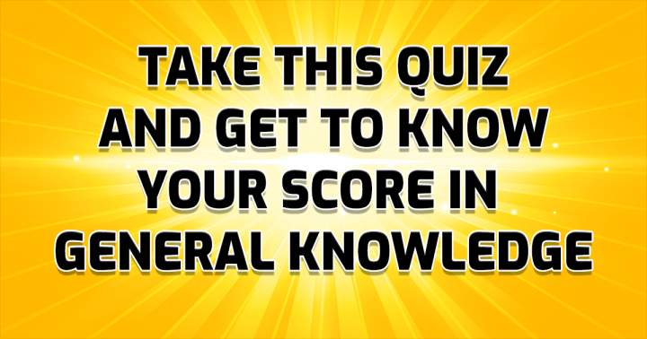 Banner for Quiz on General Knowledge