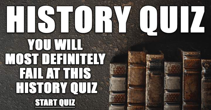 Banner for A quiz on historical events.