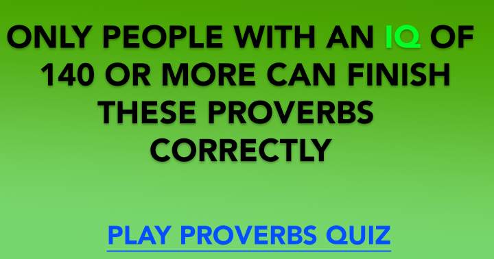 Banner for 'Quiz on Proverbs'