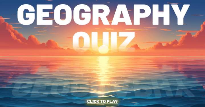 Banner for 'Quiz on Geography'