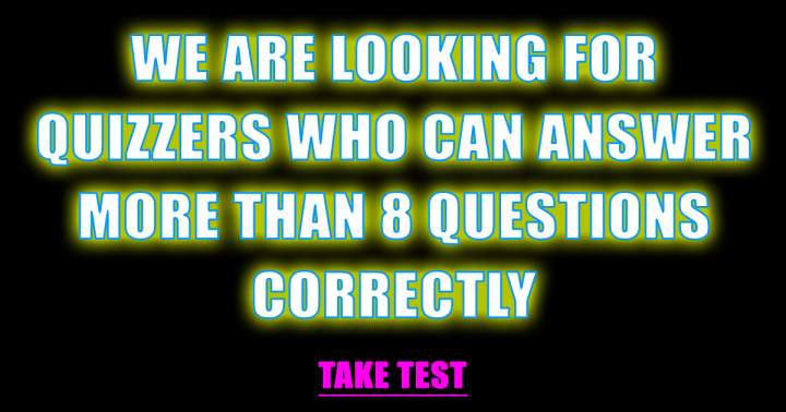 Banner for Is the quizzer we are searching for you?