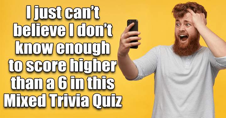 Banner for Trivia Quiz with a Blend of Topics