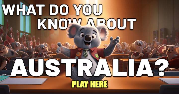 Banner for An impeccable score of 10 in this quiz is achievable solely by an Australian!