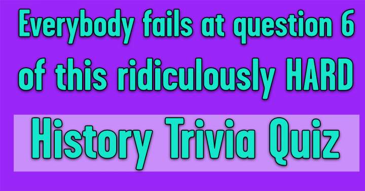 Banner for 'Quiz on Historical Trivia'