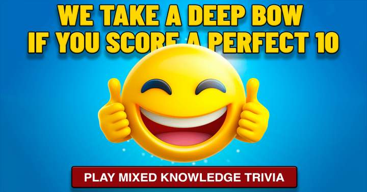 Banner for Trivia consisting of mixed knowledge.