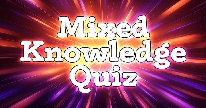 Banner for Test of Mixed Knowledge