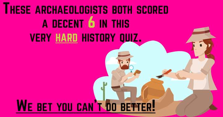 Banner for 'Archaeologists' Quiz'