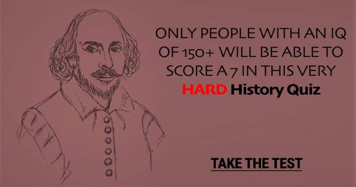 Banner for A challenging history quiz.