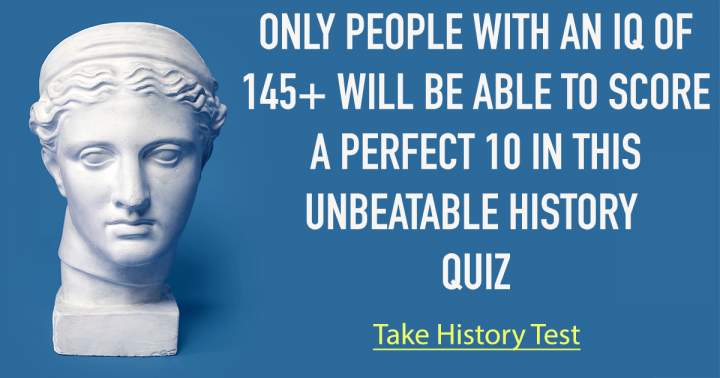 Banner for Quiz That Poses a Challenge on History