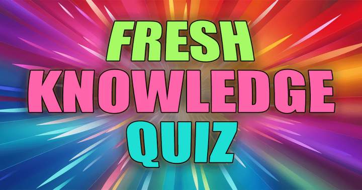 Banner for Quiz of New Knowledge