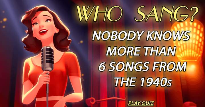 Banner for Which artist performed these songs from the 1940s?