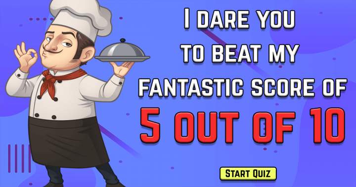 Banner for Quiz that tests your knowledge on Food & Beverages