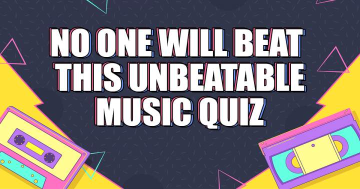 Banner for The Music Quiz that cannot be defeated.