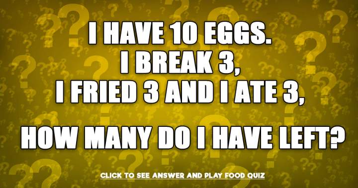 Banner for Are you able to crack this Food Riddle?