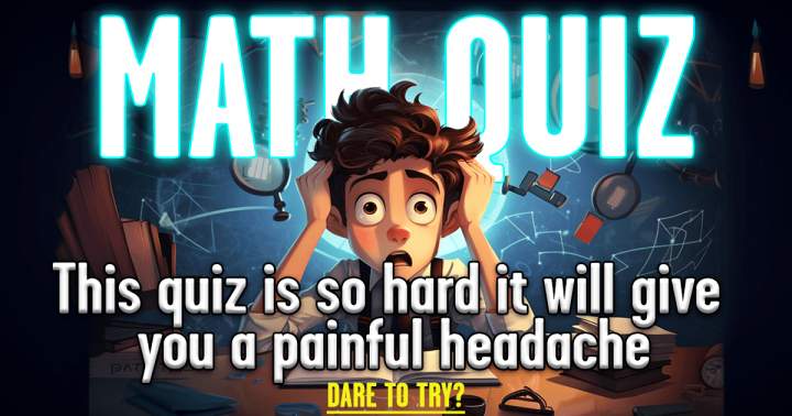 Banner for The Math Quiz.