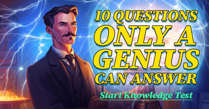 Banner for Do you consider yourself a genius?