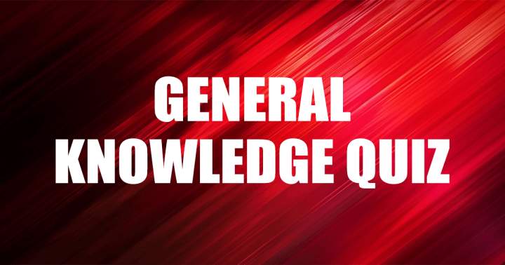 Banner for Quiz on General Knowledge