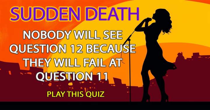 Banner for 'Identify the singer of this song: Sudden Death Style.'