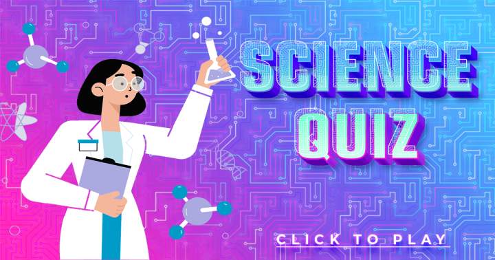 Banner for Science Quiz.