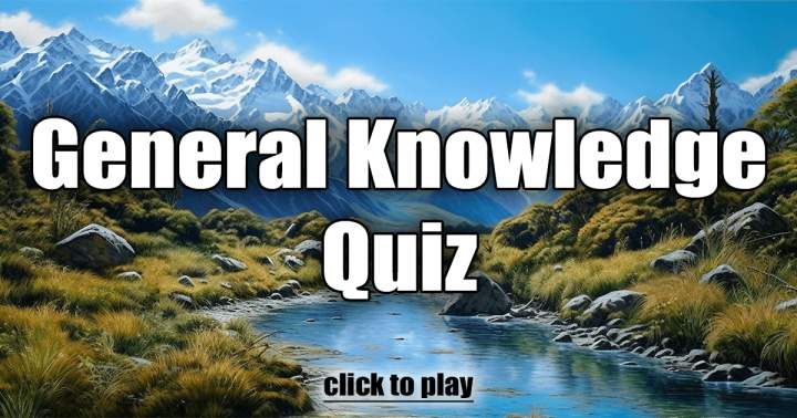 Banner for General Knowledge Quiz